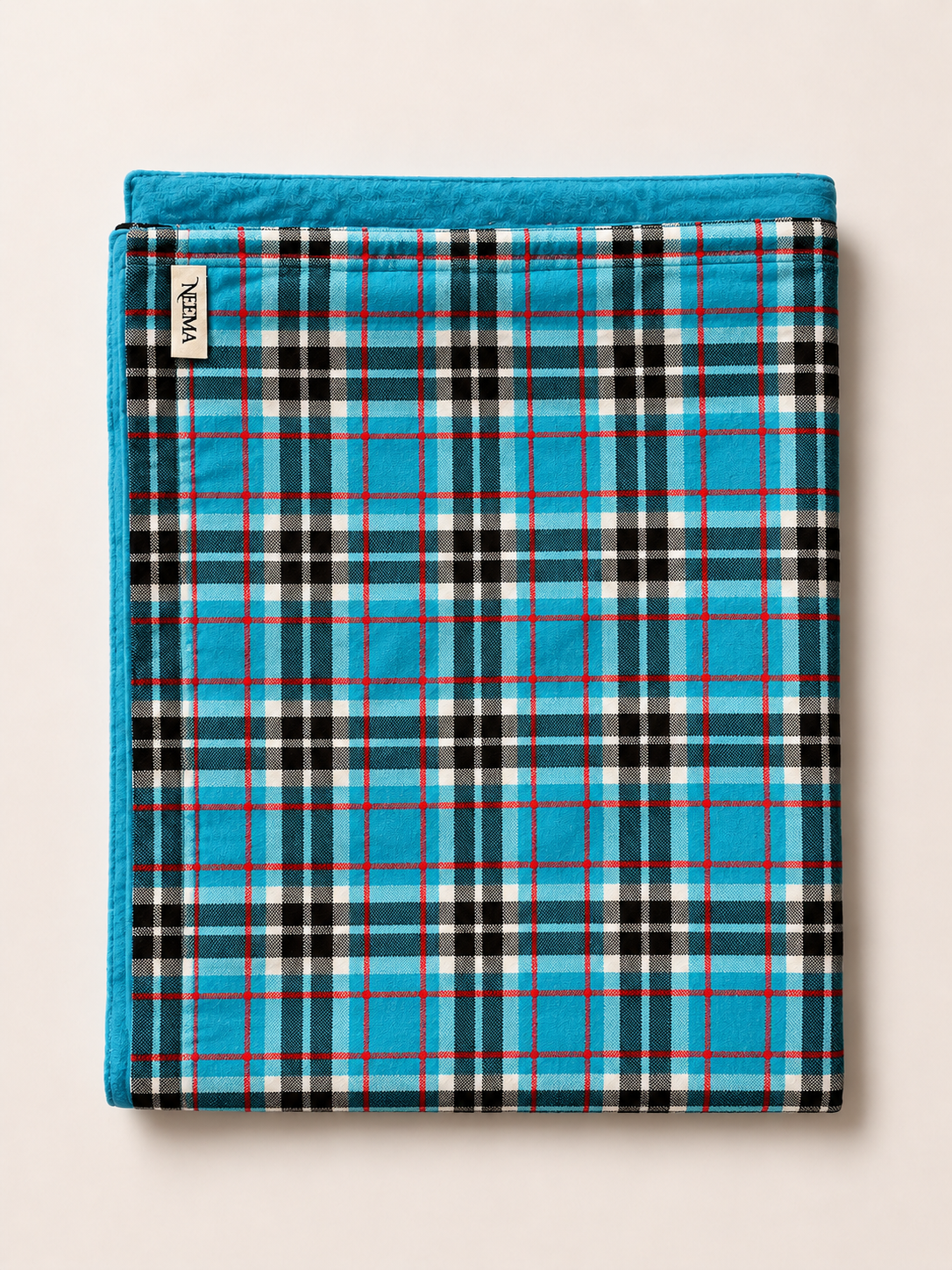 Blue masai blanket