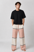 Pink woven shorts