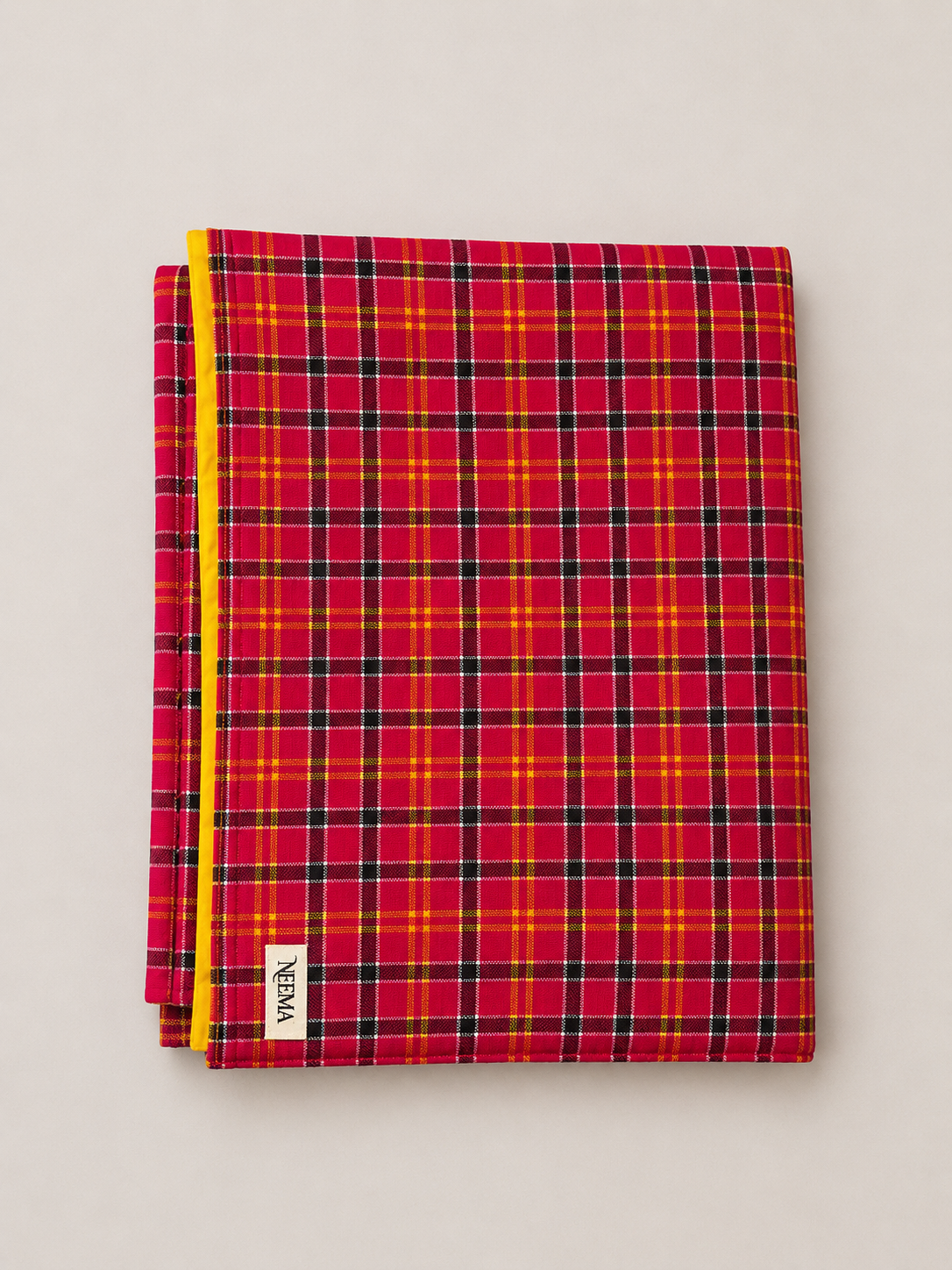 Yellow masai blanket